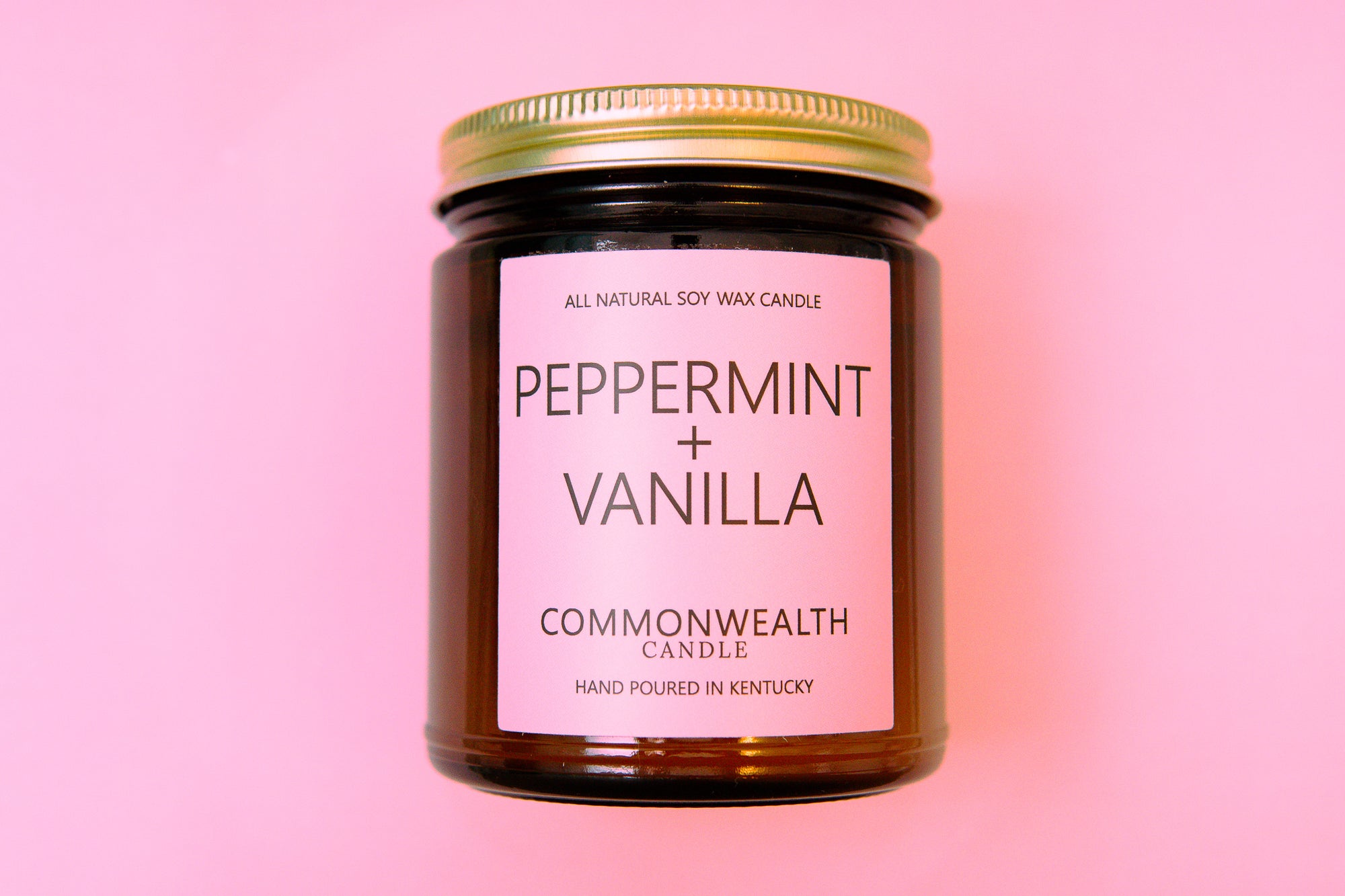 Essential Oil Candle / Peppermint Vanilla + sett – One Mercantile / Sett
